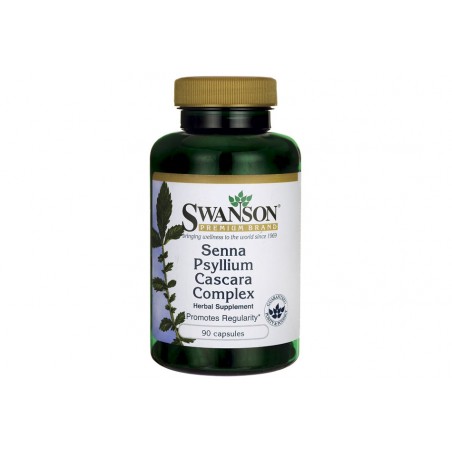 SWANSON Senna - Psyllium - Cascara Complex - Сена - Псилиум - Каскара Комплекс