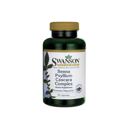 SWANSON Senna - Psyllium - Cascara Complex - Сена - Псилиум - Каскара Комплекс