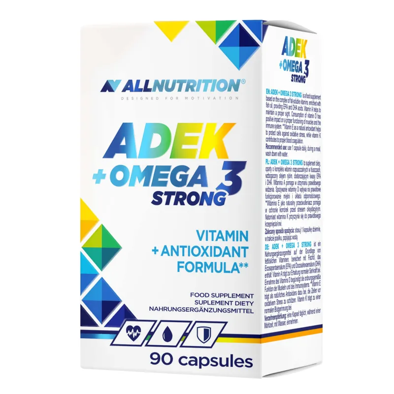 Allnutrition ADEK + Omega 3 Strong - Витамин A D E K + Омега 3