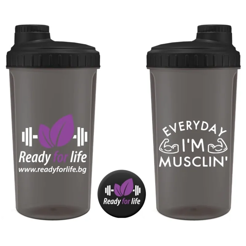 Ready For Life Shaker - Everyday I`m Musclin` - Black - Шейкър