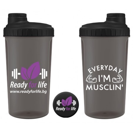 Ready For Life Shaker - Everyday I`m Musclin` - Black - Шейкър