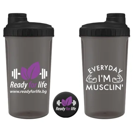 Ready For Life Shaker - Everyday I`m Musclin` - Black - Шейкър