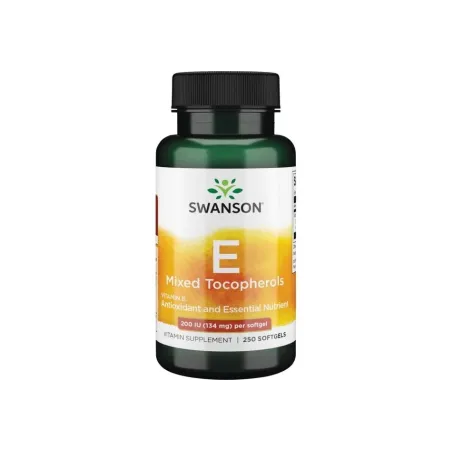 SWANSON Vitamin E Mixed Tocopherols 200IU - Витамин E