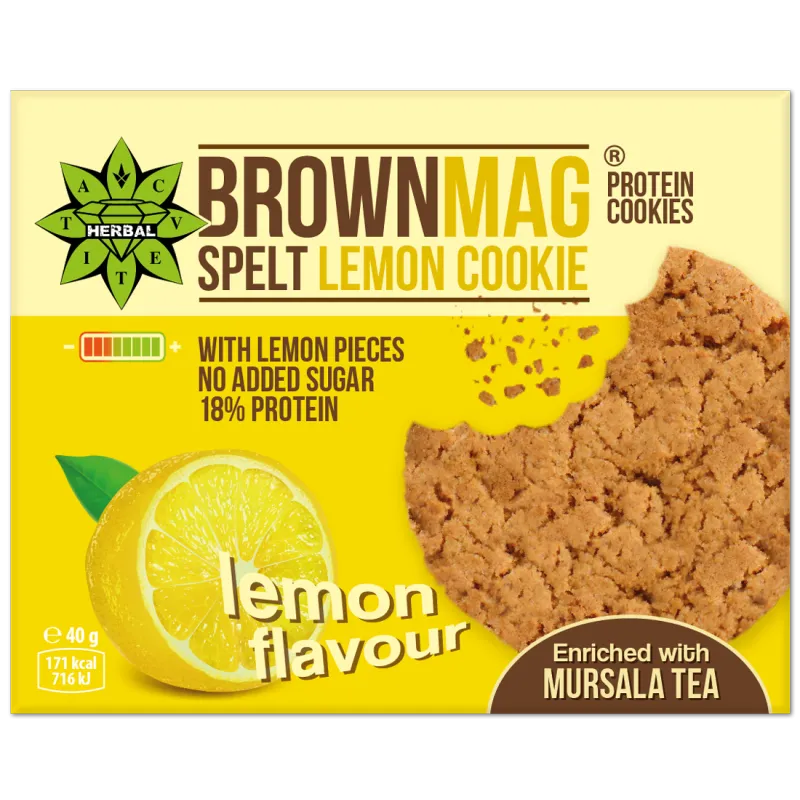 Cvetita Herbal BrownMag Spelt Cookie With Mursala Tea - Протеинов Бар