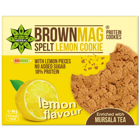 Cvetita Herbal BrownMag Spelt Cookie With Mursala Tea - Протеинов Бар