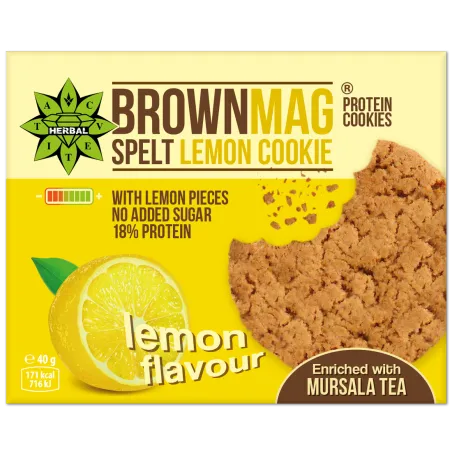 Cvetita Herbal BrownMag Spelt Cookie With Mursala Tea - Протеинов Бар