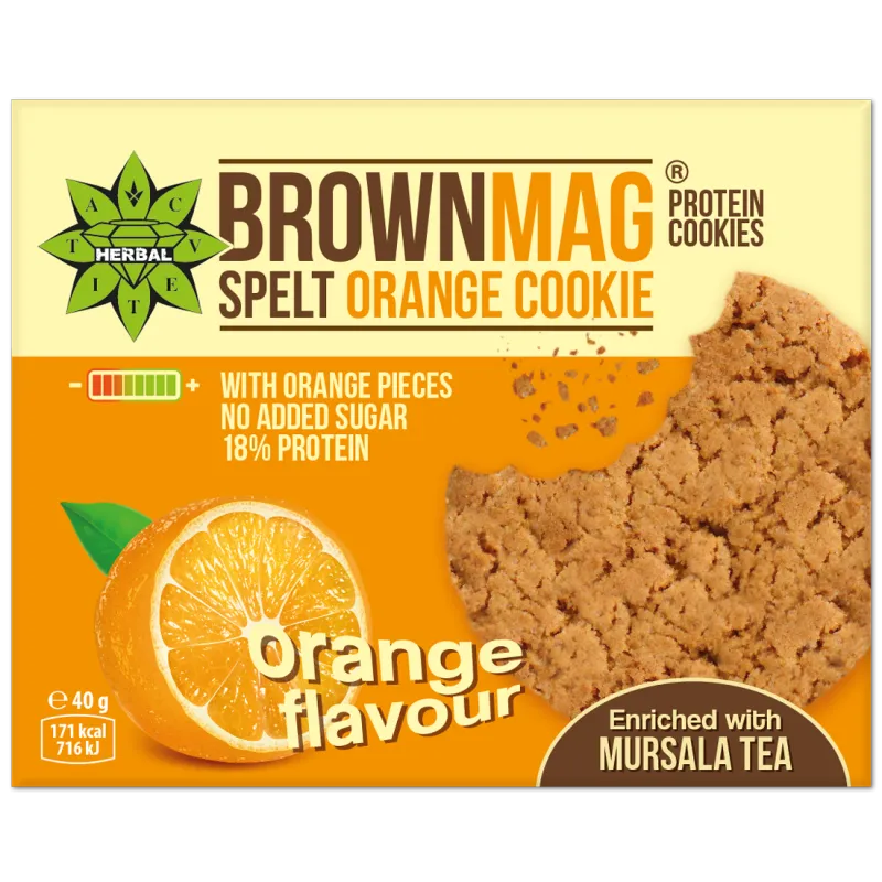 Cvetita Herbal BrownMag Spelt Cookie With Mursala Tea - Протеинов Бар