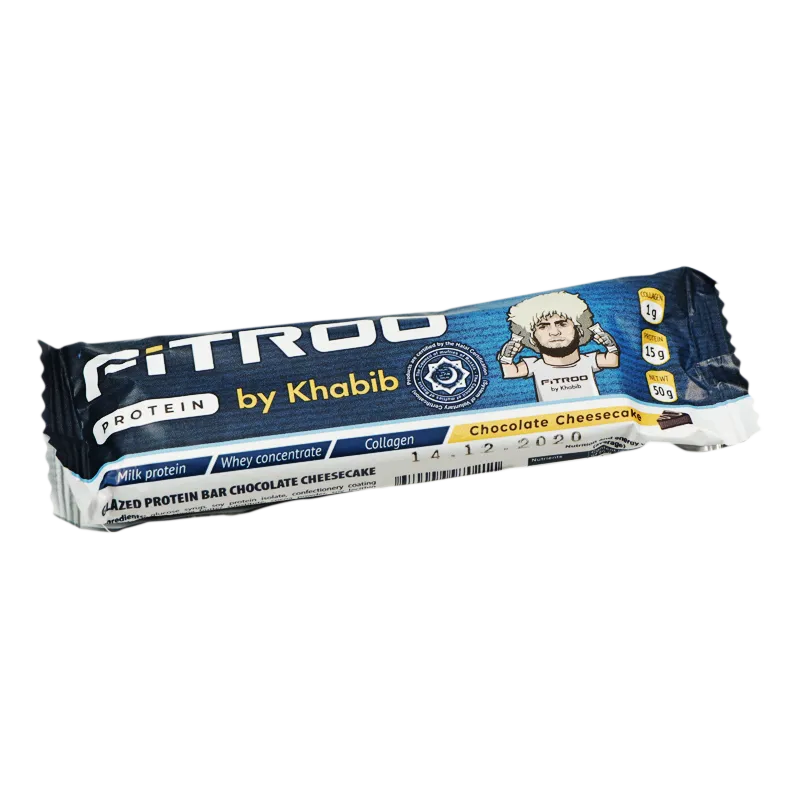 FITROO by Khabib Glazed Protein Bar Premium - Протеинов Бар