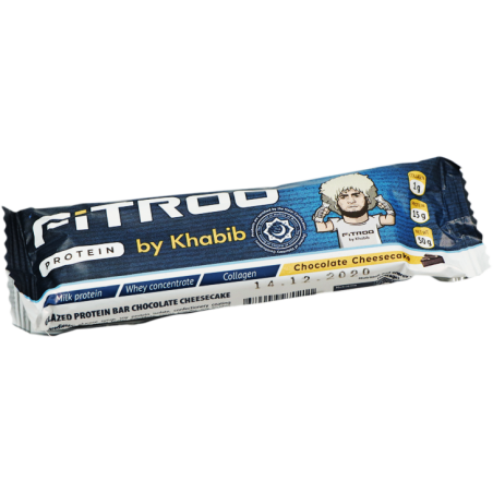 FITROO by Khabib Glazed Protein Bar Premium - Протеинов Бар
