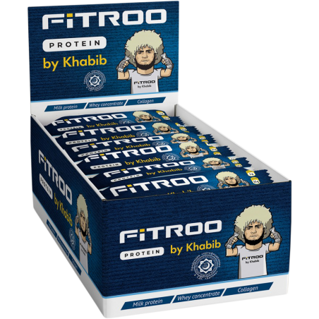 FITROO by Khabib Glazed Protein Bar Premium - Протеинов Бар