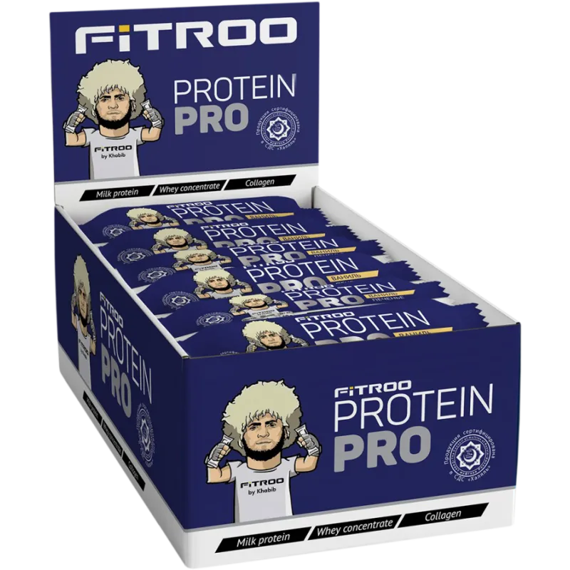 FITROO by Khabib Glazed Protein Bar PRO - Протеинов Бар