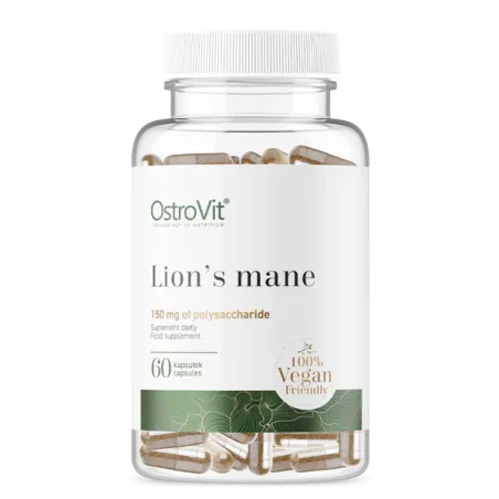 OstroVit Lion's Mane 500 mg   Vege - Екстракт гъба Лъвска Грива