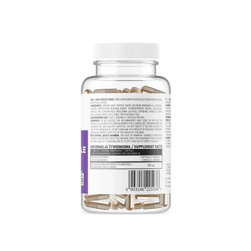 OstroVit Milk Thistle 700mg Vege - Антиоксидант