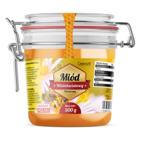 OstroVit Natural Multiflower Honey - Натурален многоцветен мед