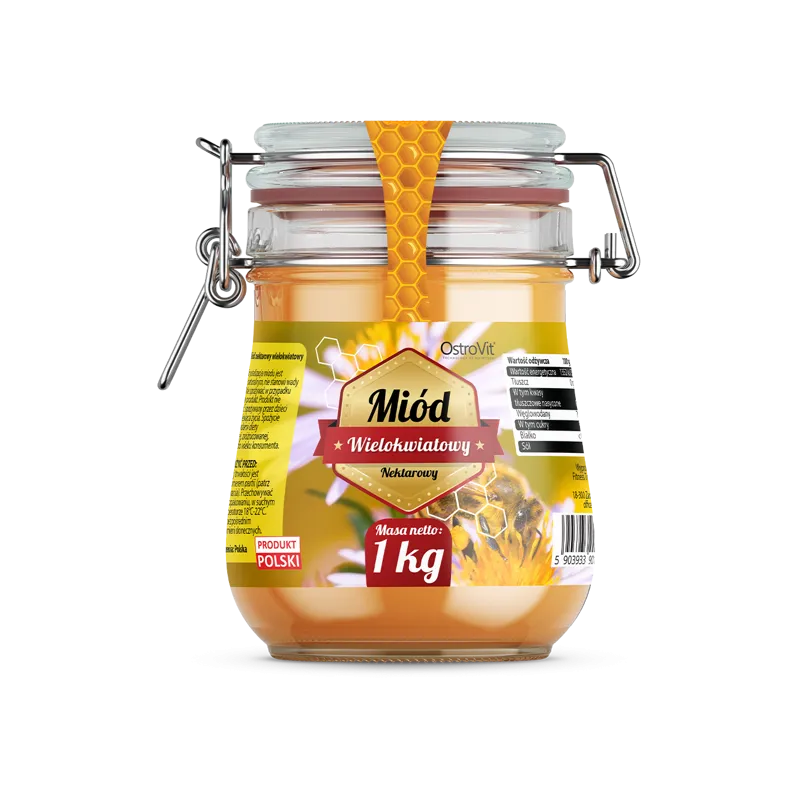 OstroVit Natural Multiflower Honey - Натурален многоцветен мед