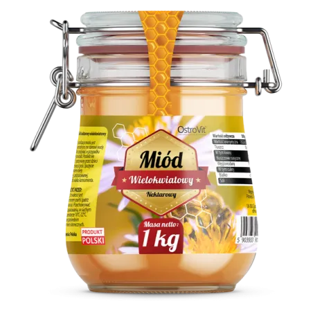 OstroVit Natural Multiflower Honey - Натурален многоцветен мед