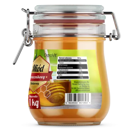 OstroVit Natural Sunflower Honey - Натурален слънчогледов мед