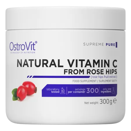 OstroVit Natural Vitamin C Powder from Rose Hips - Витамин Ц