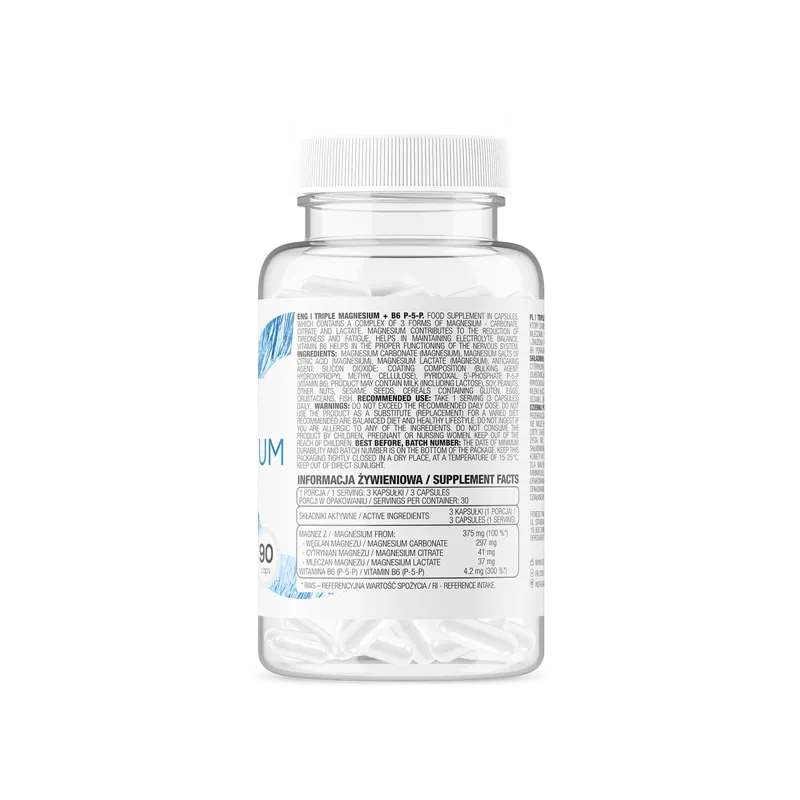 OstroVit Triple Magnesium + B6 P-5-P - Магнезий