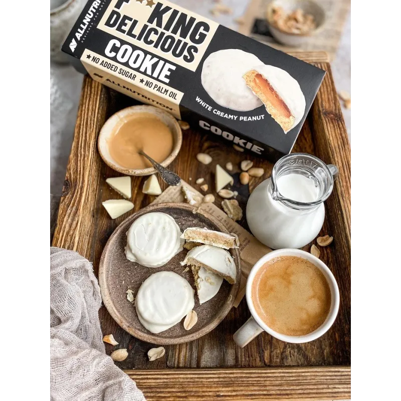 Allnutrition F**King Delicious Cookie - White Creamy Peanut - Диетичен Десерт