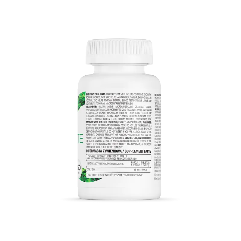 OstroVit Zinc Picolinate 15mg - Цинк