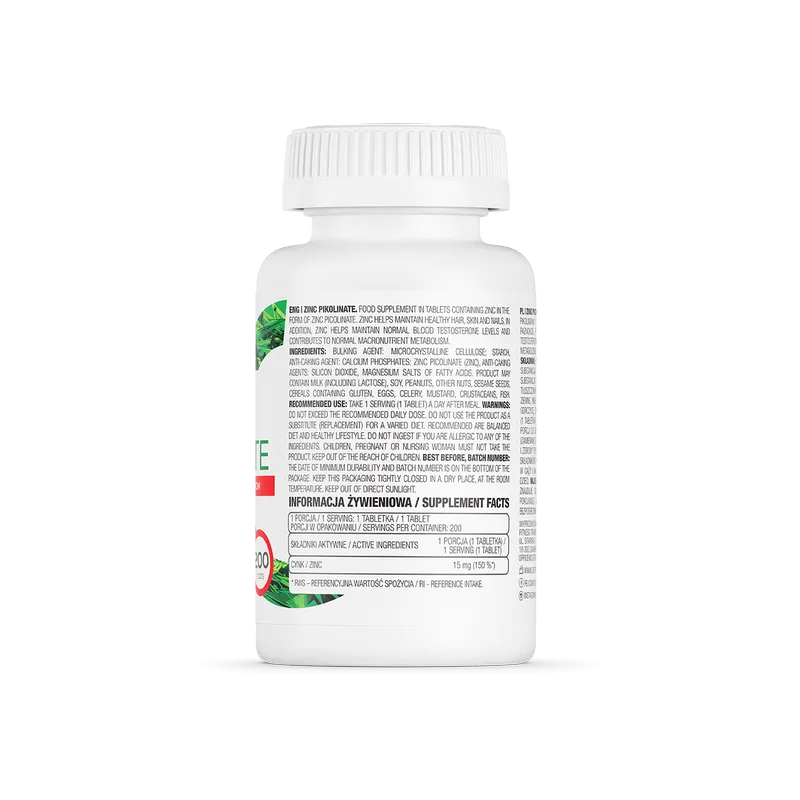 OstroVit Zinc Picolinate 15mg Limited Edition - Цинк