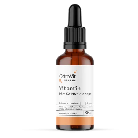 OstroVit Vitamin D3 + K2 MK-7 drops -Витамин Д3 + К2 МК-7 капки