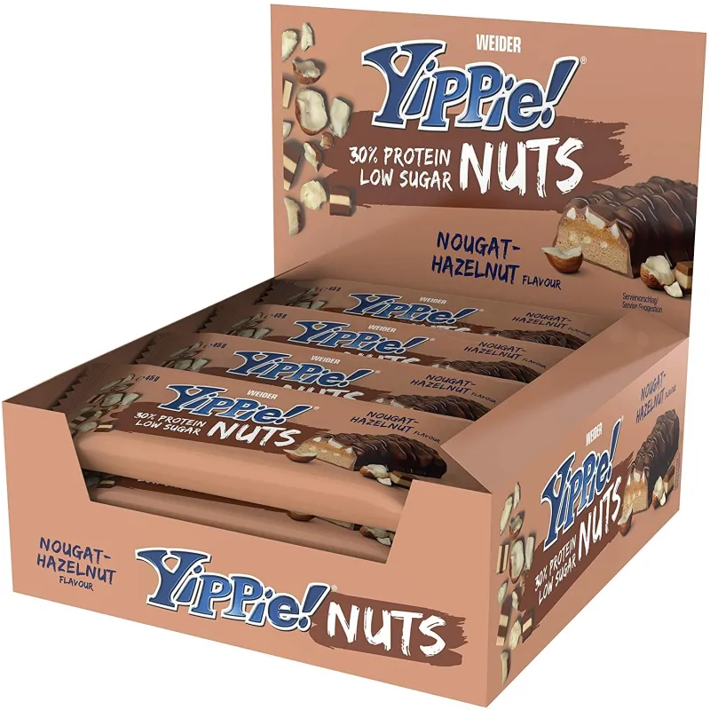 Weider Yippie Nuts bar - Протеинов Бар