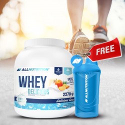 1+1 FREE - Allnutrition Whey Delicious Protein + Allnutrition Shaker