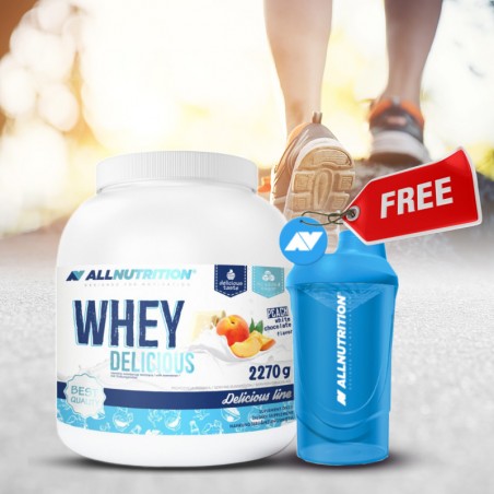 1+1 FREE - Allnutrition Whey Delicious Protein + Allnutrition Shaker