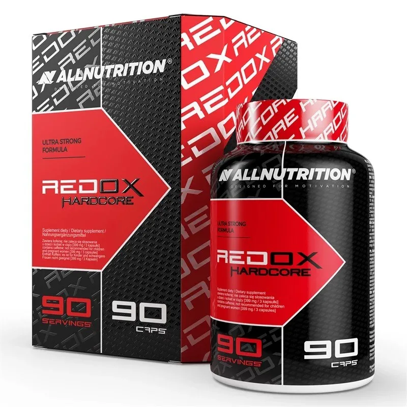 Allnutrition Redox Hardcore - Термогенен Фет Бърнър + Подарък Fat Caliper