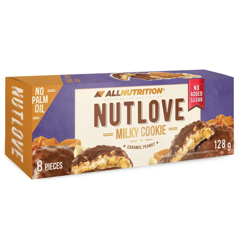 Allnutrition NutLove Cookie - Milk Chocolate Caramel Peanut - Диетичен Десерт
