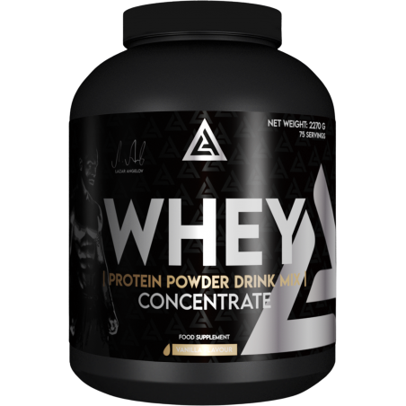 Lazar Angelov Nutrition  Whey Protein Powder Drink Mix Concentrate - Суроватъчен Протеин