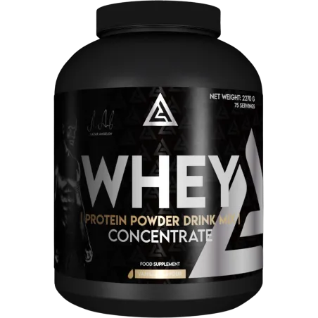 Lazar Angelov Nutrition  Whey Protein Powder Drink Mix Concentrate - Суроватъчен Протеин