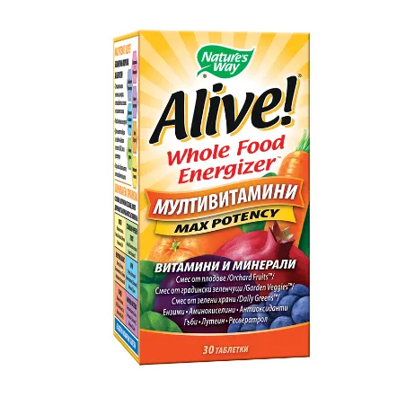 Nature's Way Alive Whole Food Energizer Multi-Vitamins от Ready for Life