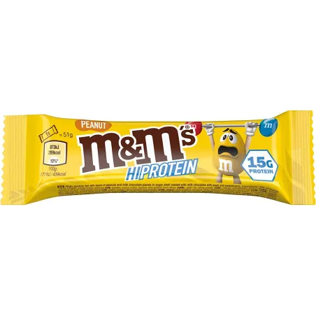 Mars Protein M&M`s Hi Protein Bar - Peanut - Протеинов Бар