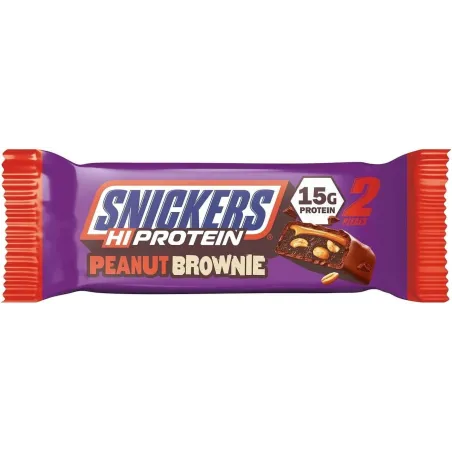 Mars Protein Snickers Hi Protein Bar - Peanut Brownie - Протеинов Бар