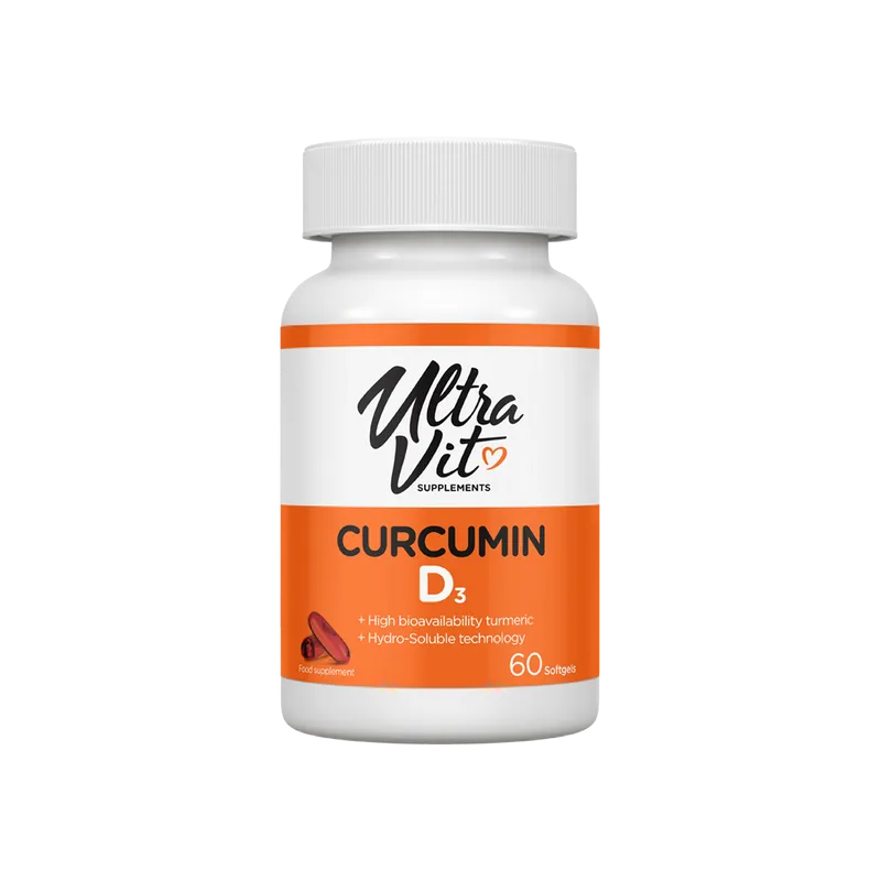 UltraVit Curcumin Vitamin D3 - Куркума + Витамин D3