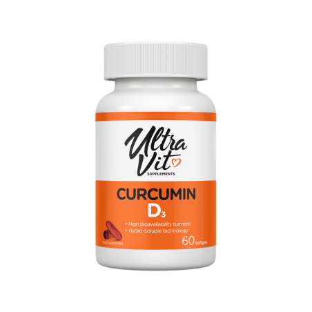 UltraVit Curcumin Vitamin D3 - Куркума + Витамин D3