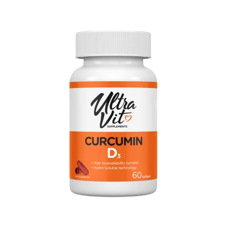 UltraVit Curcumin Vitamin D3 - Куркума + Витамин D3