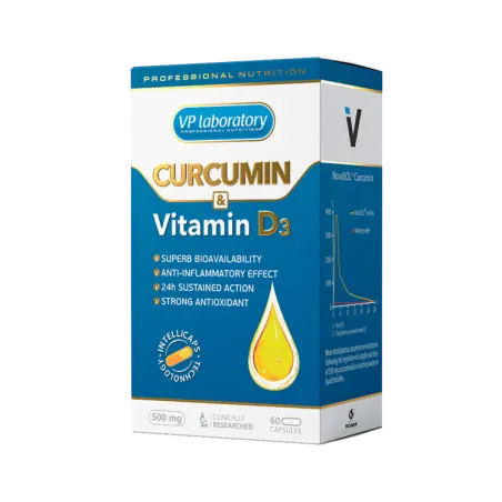 VP Laboratory Curcumin & Vitamin D3 - Куркумин + Витамин D3