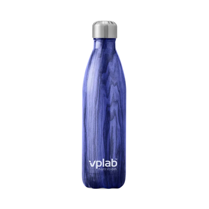 VPLab Metal Water Bottle - Blue Wood - Бутилка За Вода