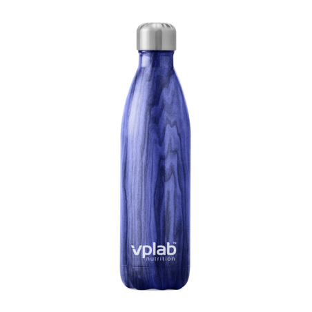 VPLab Metal Water Bottle - Blue Wood - Бутилка За Вода