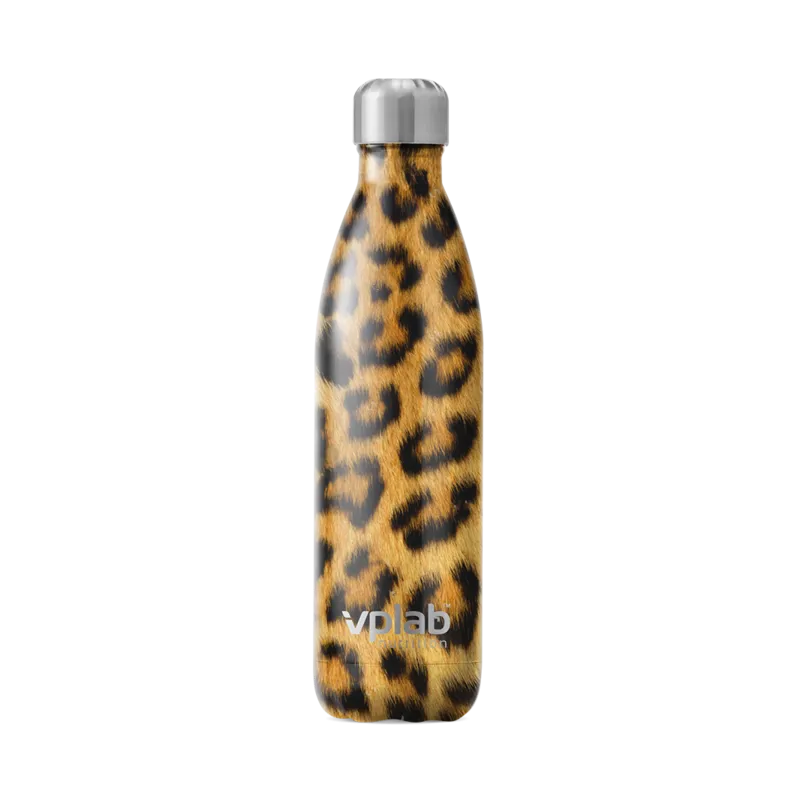 VPLab Metal Water Bottle - Leopard - Бутилка За Вода
