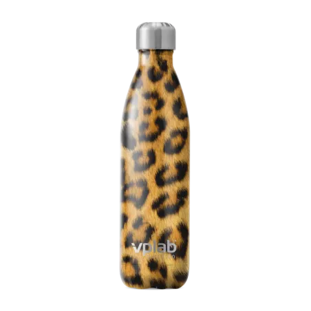 VPLab Metal Water Bottle - Leopard - Бутилка За Вода
