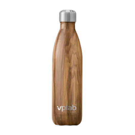 VPLab Metal Water Bottle - Wood - Бутилка За Вода
