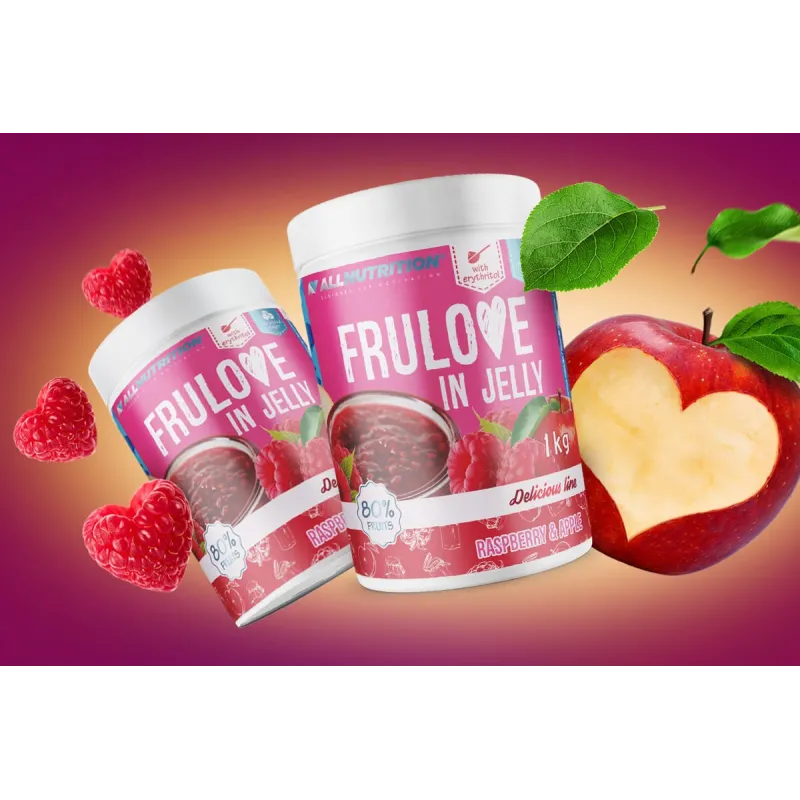 Allnutrition FruLove - Raspberry & Apple - Диетичен Конфитюр