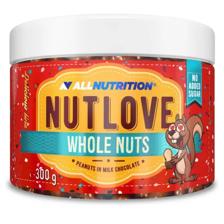 Allnutrition NutLove Whole Nuts - Peanuts - Диетични Ядки