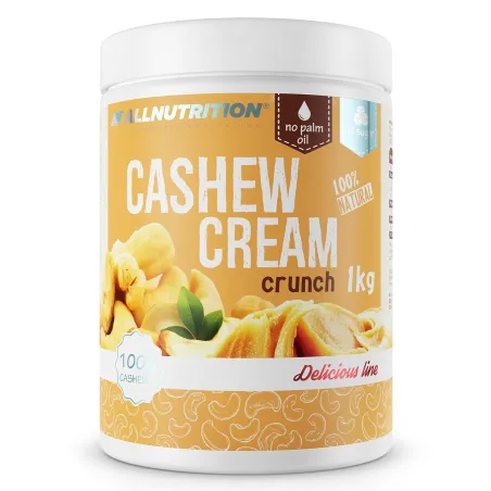 Allnutrition Cashew Cream - Crunchy - Масло от Кашу