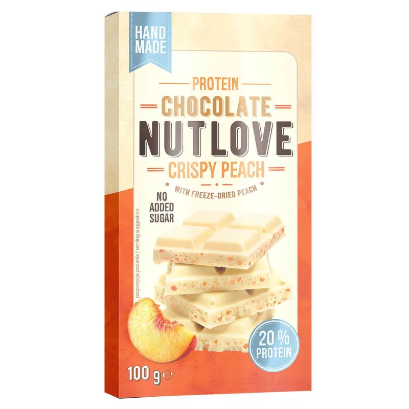Allnutrition Protein Chocolate - Crispy Peach - Протеинов Шоколад